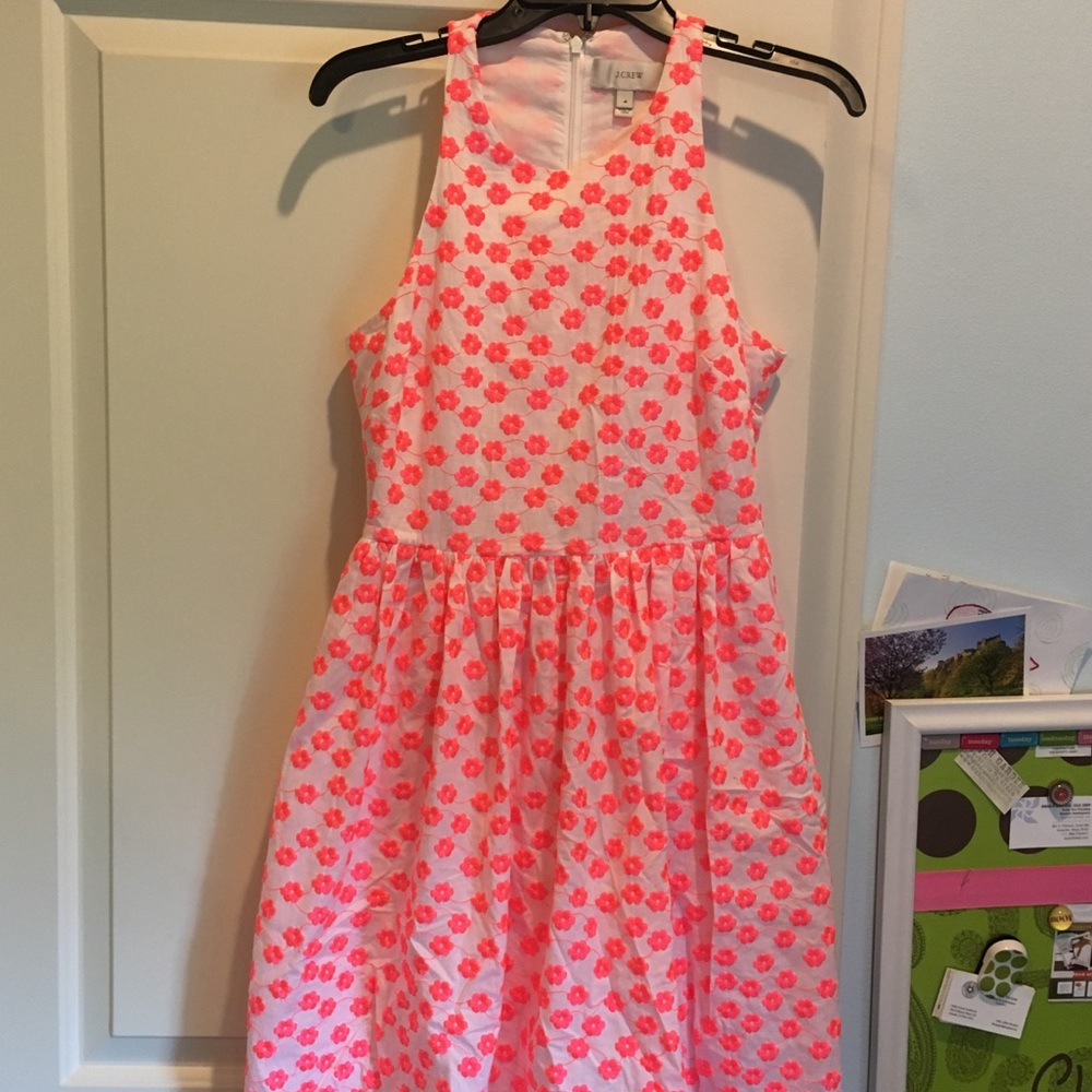 Jcrew fit and flare dress